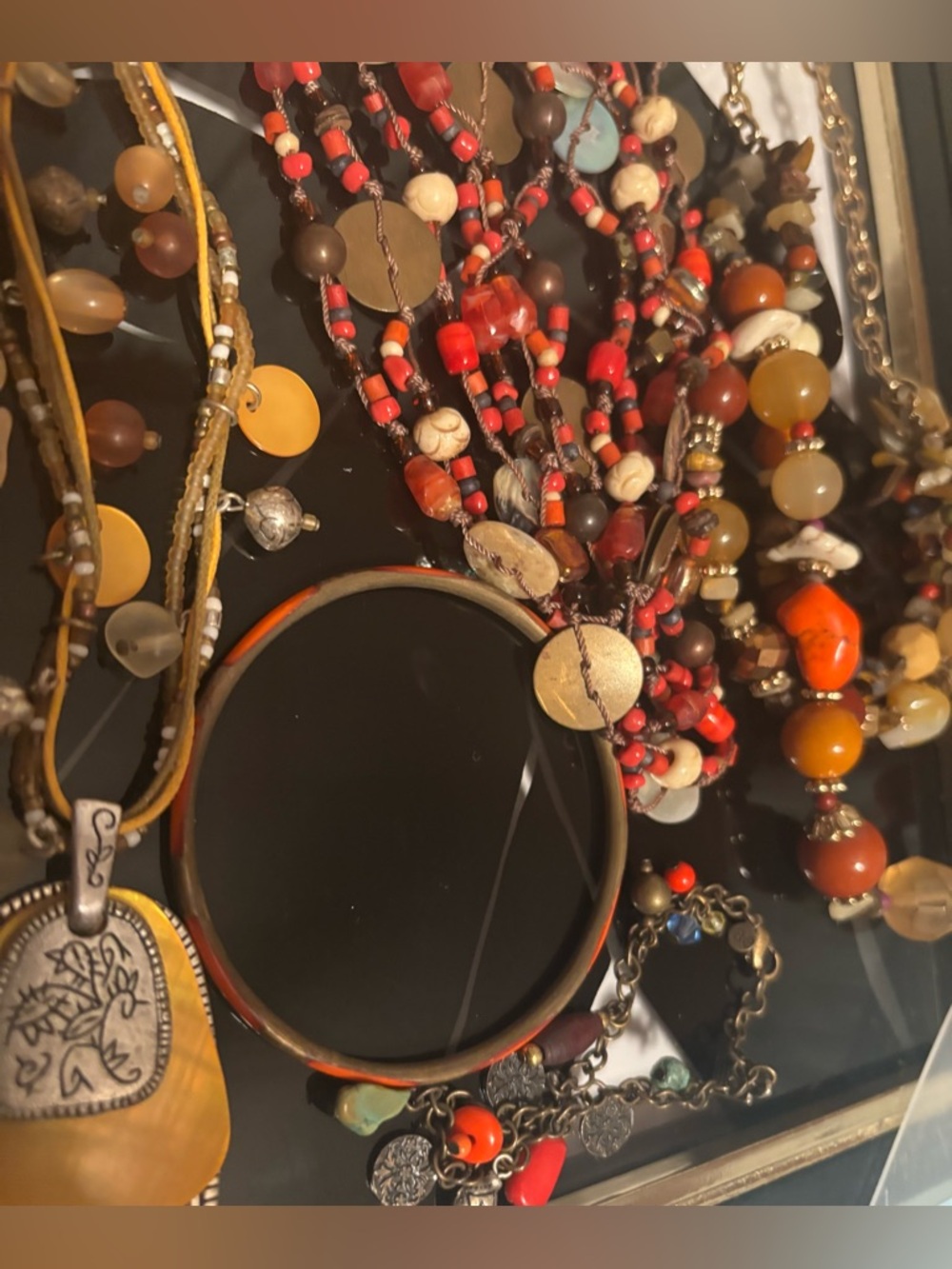 4 Vintage Necklaces ( Coldwater Creek & Ann Taylor) and 2 Bracelets #122 - Picture 4 of 16